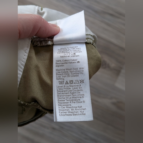 NEW Women's J Crew Shorts Size 12 Camo Camouflage Print Summer 100% Cotton - Picture 4 of 4